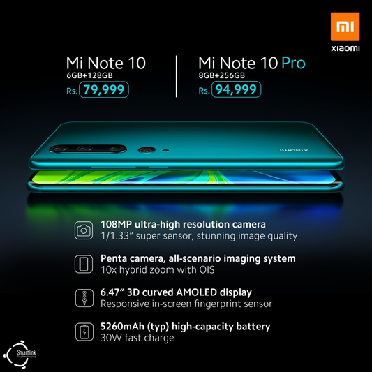 MI note 10 - MiStore.pk