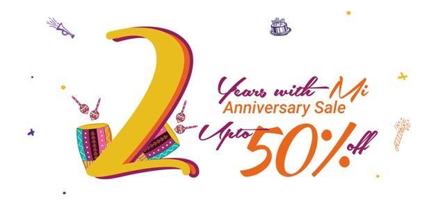 Commemorate 2 Years with Mi with up to 50% off on its Anniversary Sale