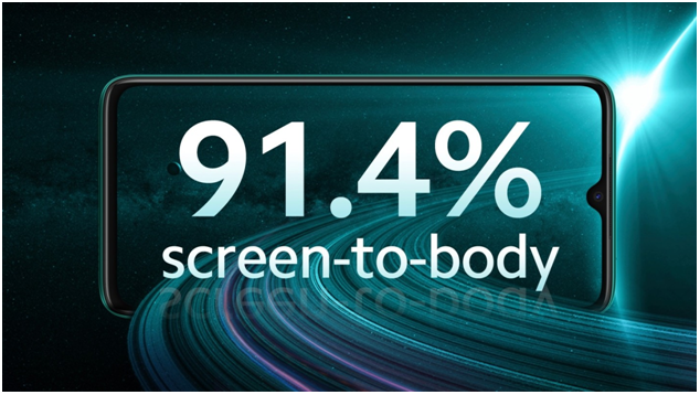 Full Screen View with 91.4% Screen To Body