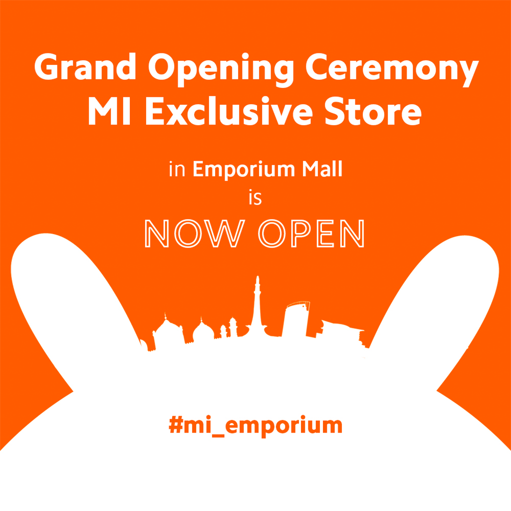 Mi Exclusive Store Opening at Emporium Mall Lahore