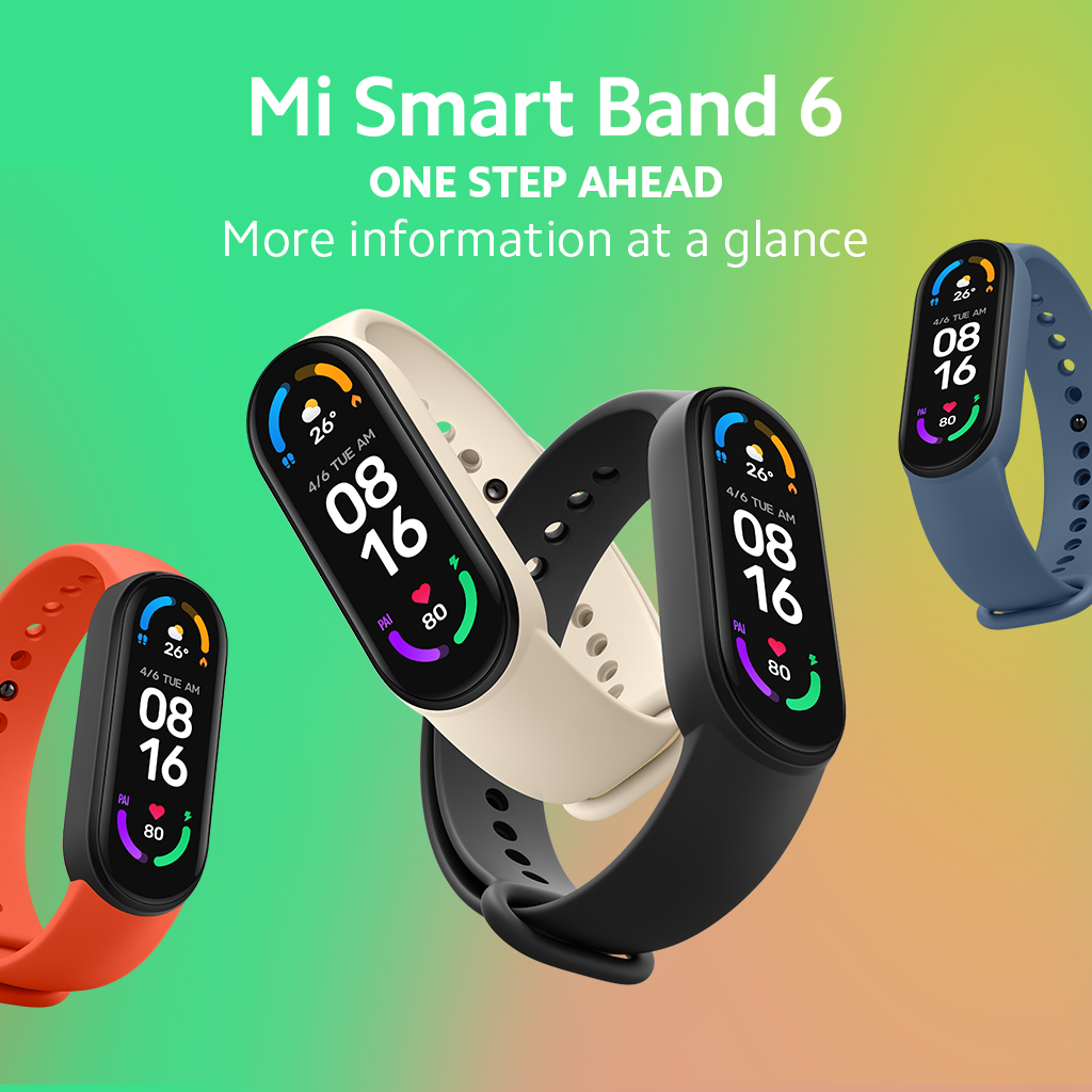 Mi Band 6-Level up your physical health game!