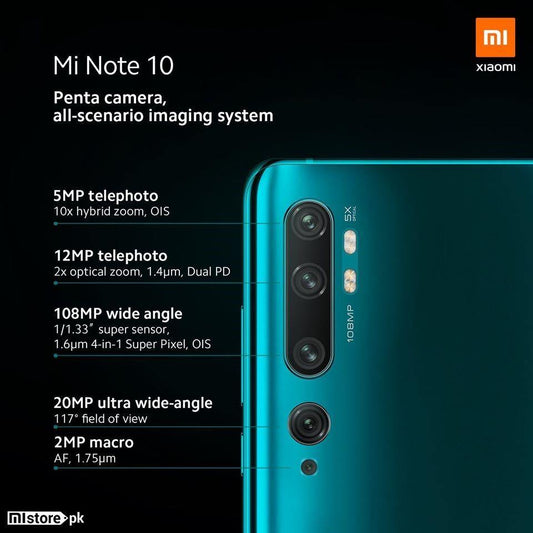 Mi note 10 removes barriers to create - MiStore.pk