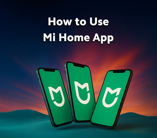 how to use mi home app