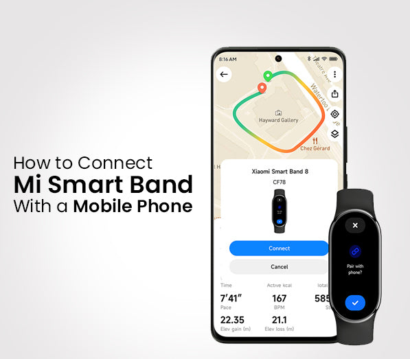 How to Connect Mi Smart Band With a Mobile Phone