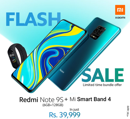 Redmi Note 9S Bundle offer - MiStore.pk