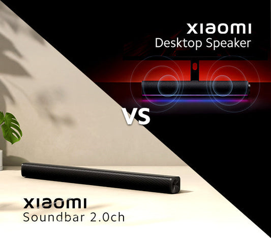 Xiaomi Soundbar 2.0ch vs Xiaomi Desktop Speaker