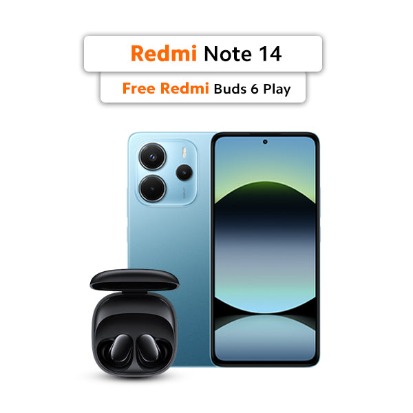 Redmi Note 14(8GB- 128GB) + Free Redmi Buds 6 Play