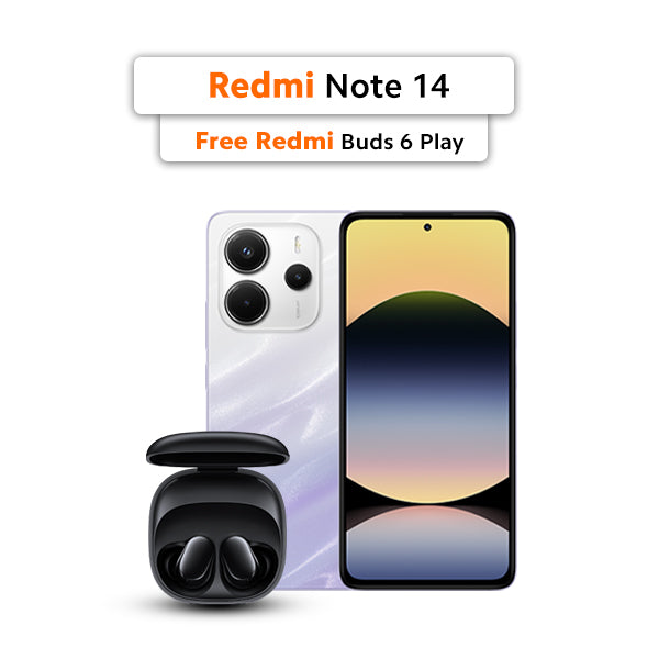 Redmi Note 14(8GB- 128GB) + Free Redmi Buds 6 Play