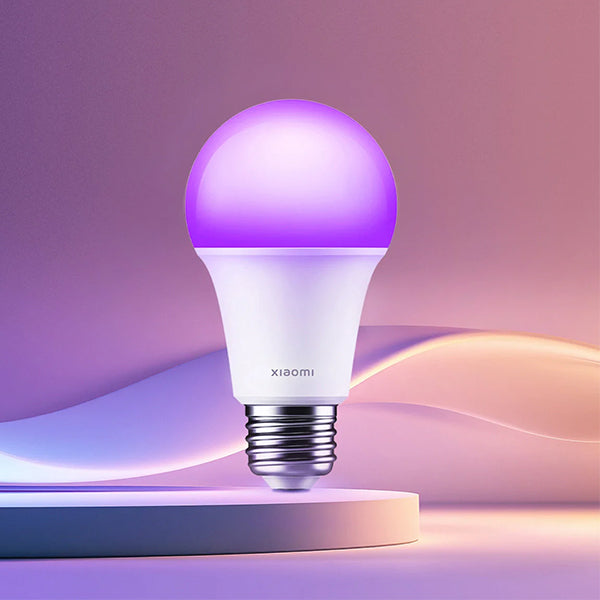 xiaomi smart LED Bulb with blue lighting
