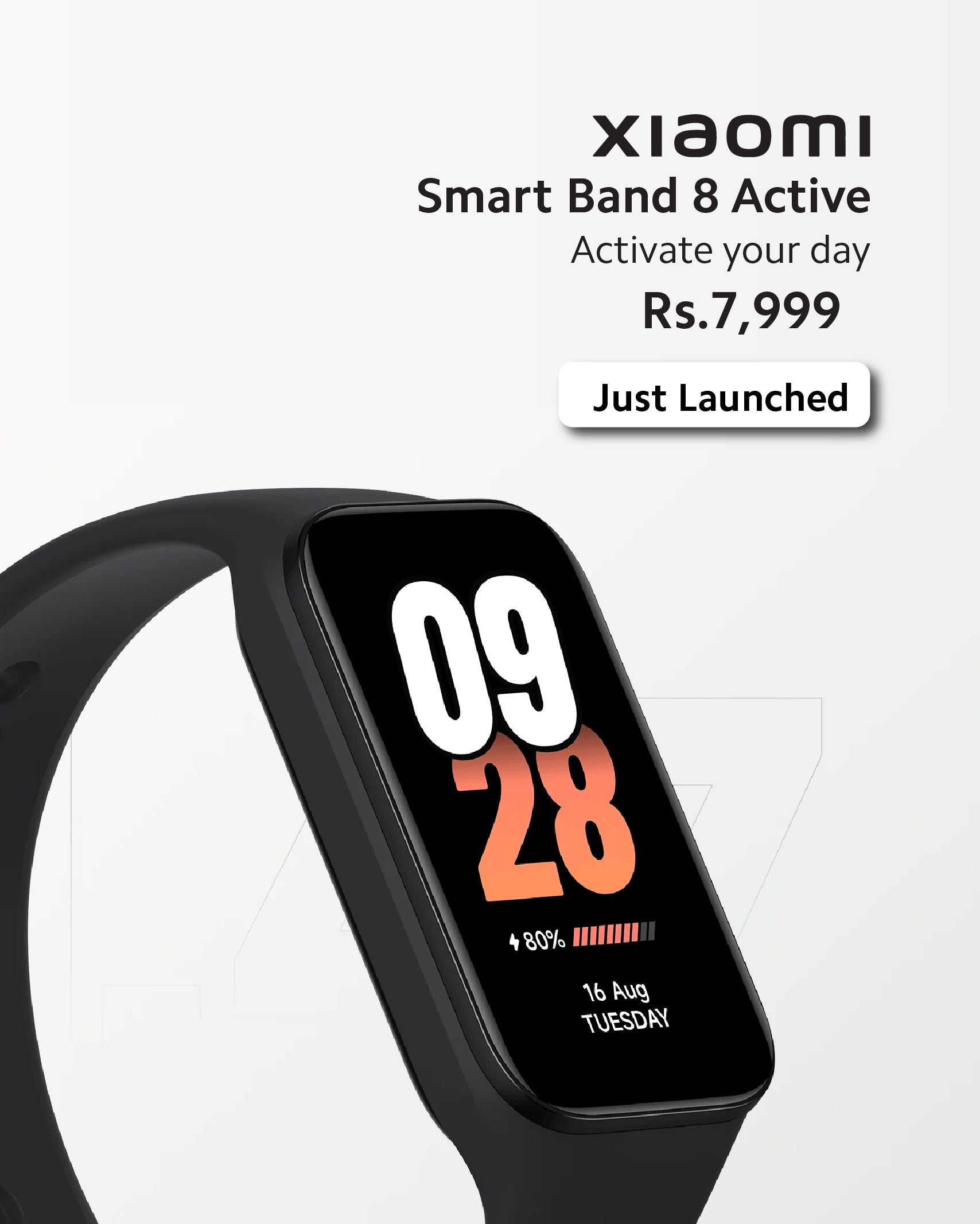 xiaomi smart band 8  mobile view banner