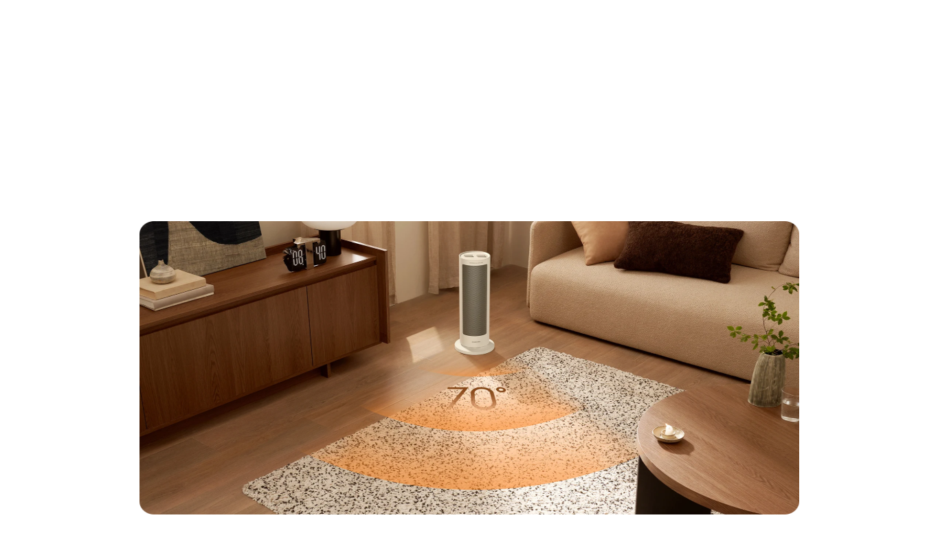 70° wide angle for extensive coverage