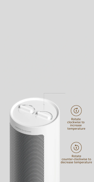 Dual knob design for temperature and power control<br>
Set your ideal temperature