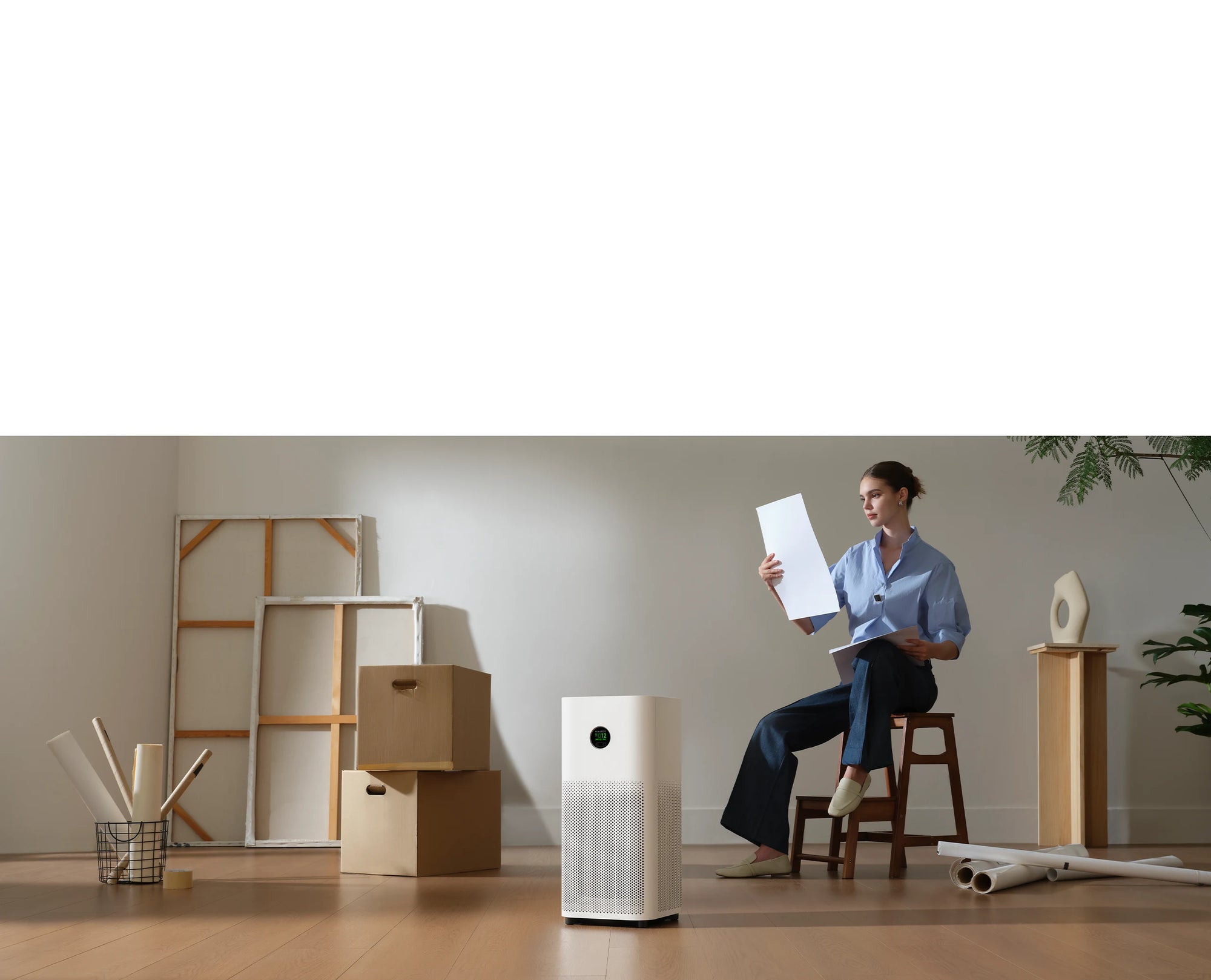 Thorough removal of formaldehyde odours