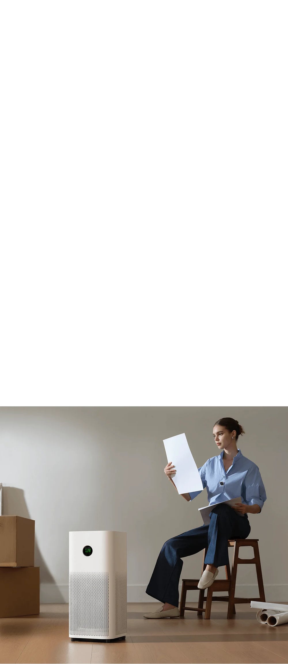 Thorough removal of formaldehyde odours