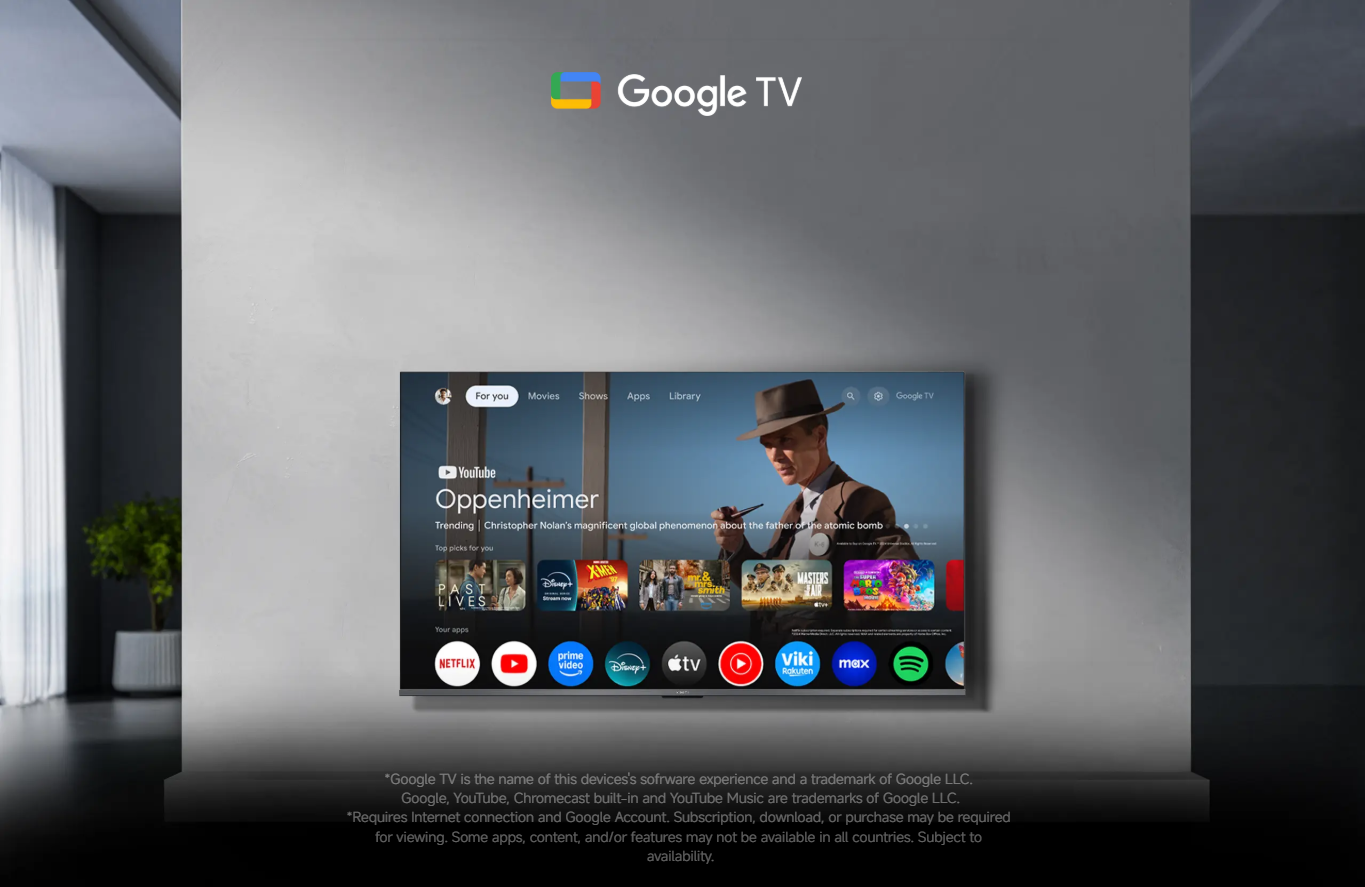 Entertainment you love with a little help from Google.