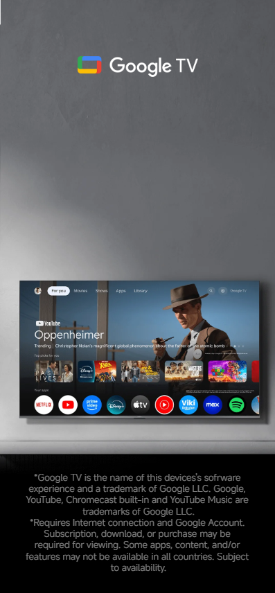 Entertainment you love with a little help from Google.