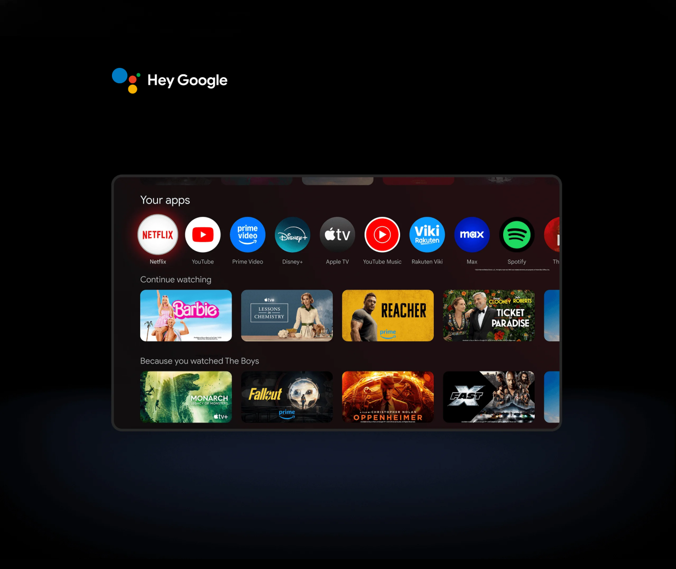 Do more on your TV with your voice.