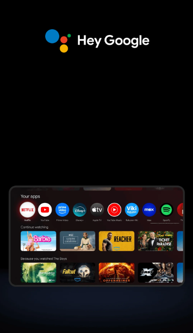 Do more on your TV with your voice.