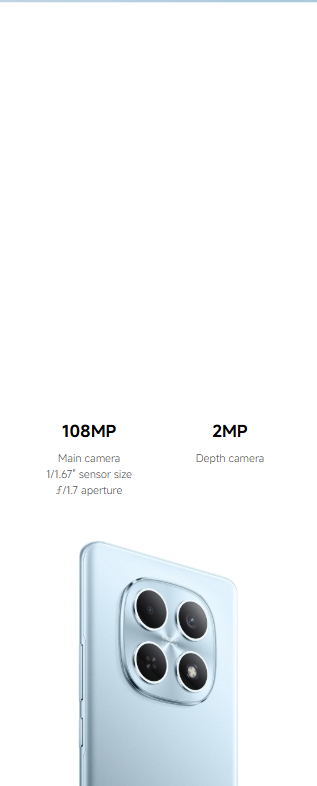 108MP super-clear <br> camera system