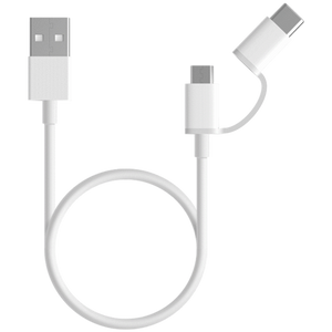 Mi 2-in-1 USB Cable (Micro USB to Type C) 30 cm - MiStore.pk