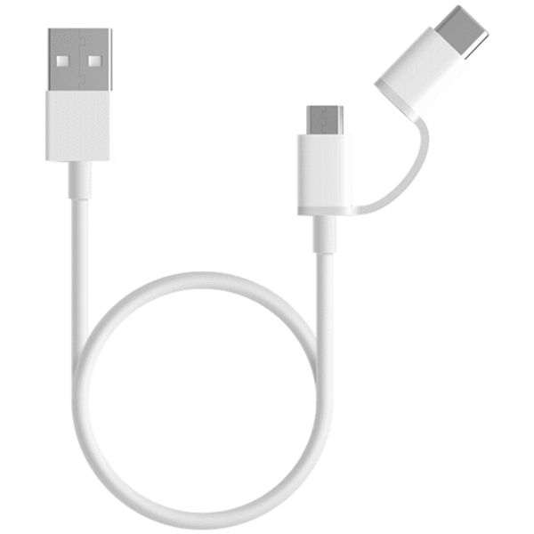 Mi 2-in-1 USB Cable (Micro USB to Type C) 100 cm - MiStore.pk